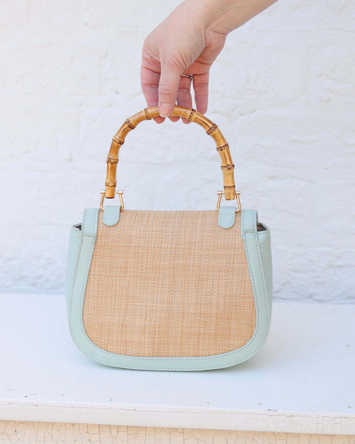 Jessica Handbag Natural Mint