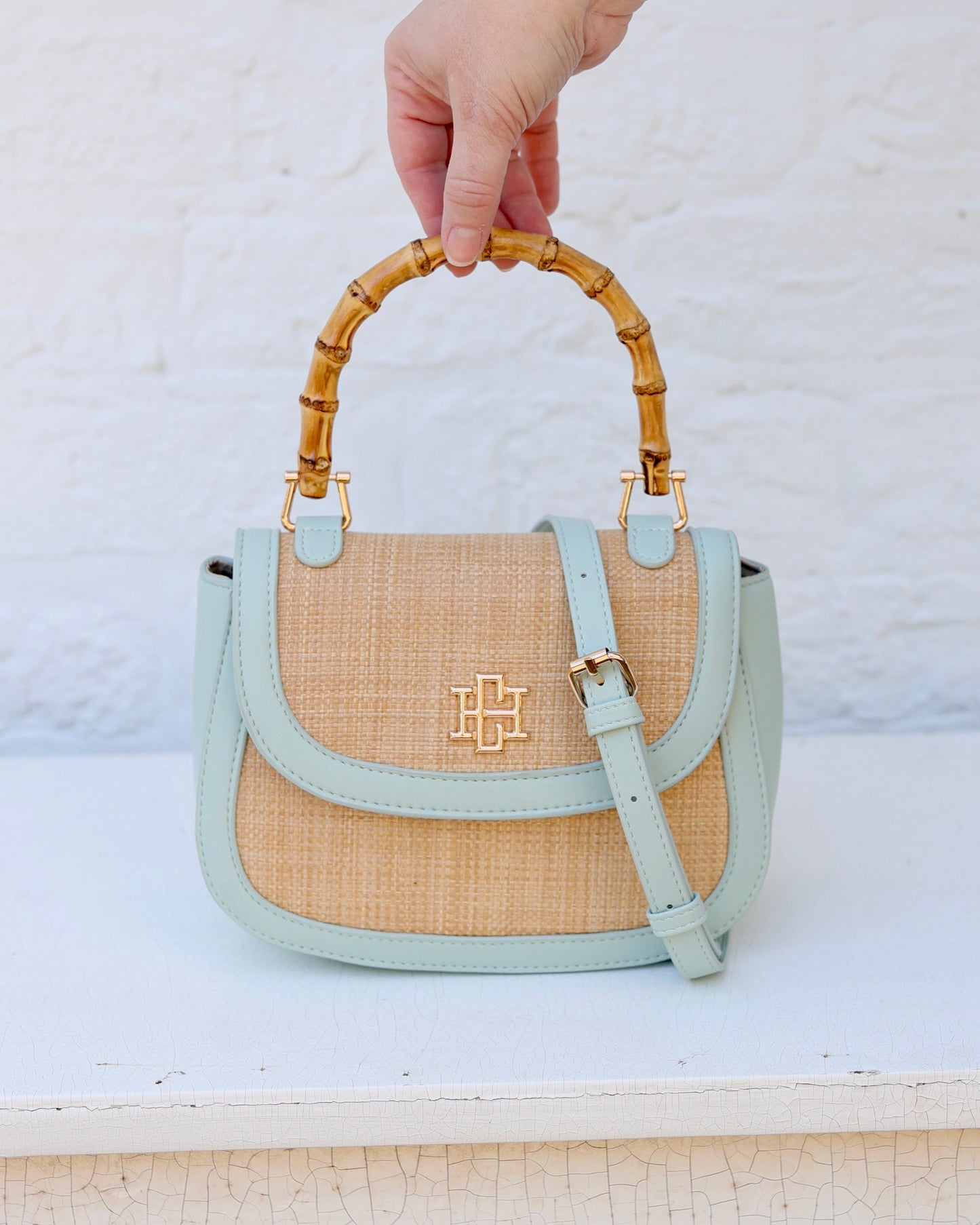 Jessica Handbag Natural Mint