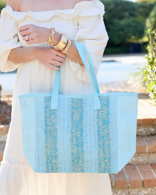 Whitecap Tote Aqua