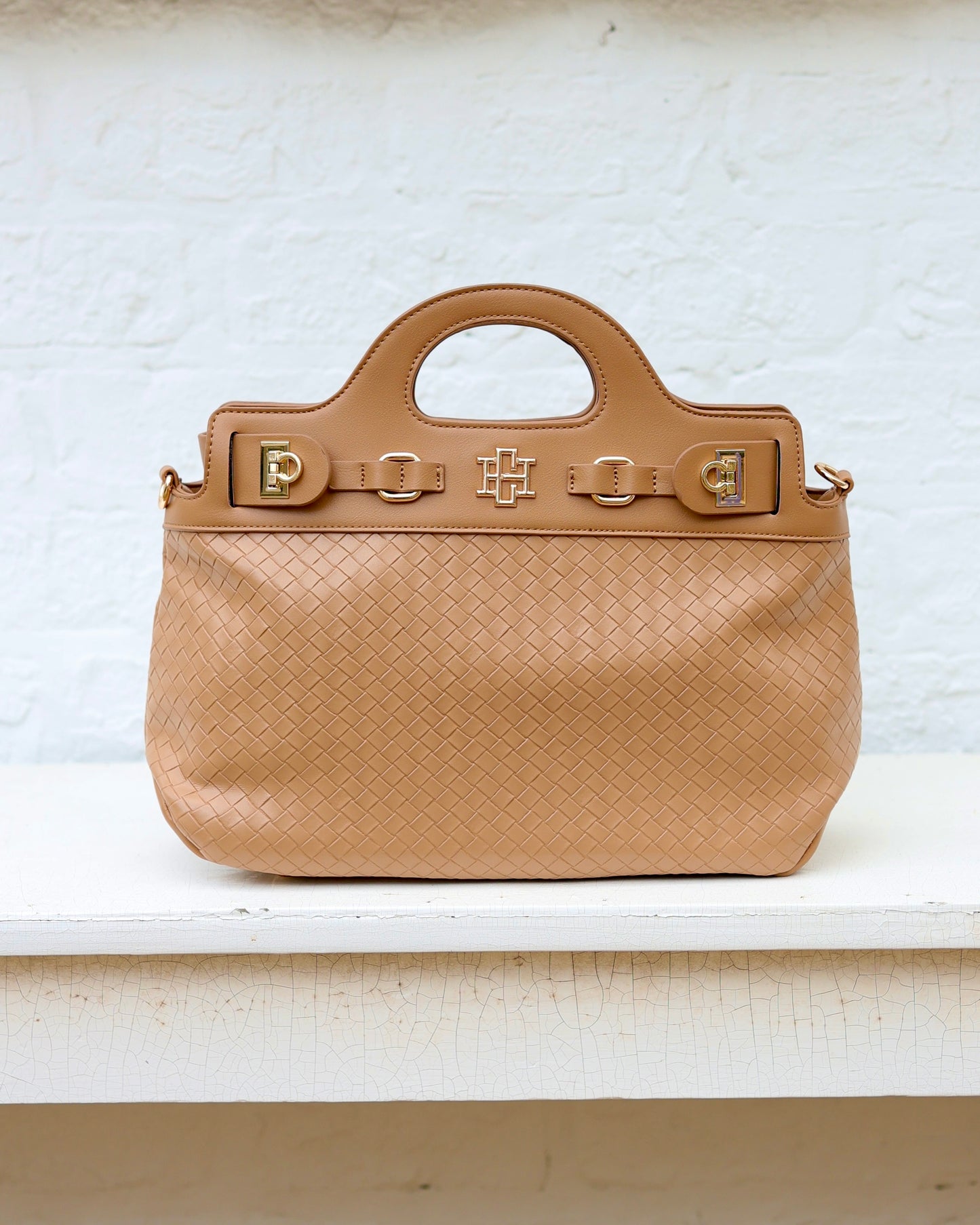 Savannah Handbag Woven Tan