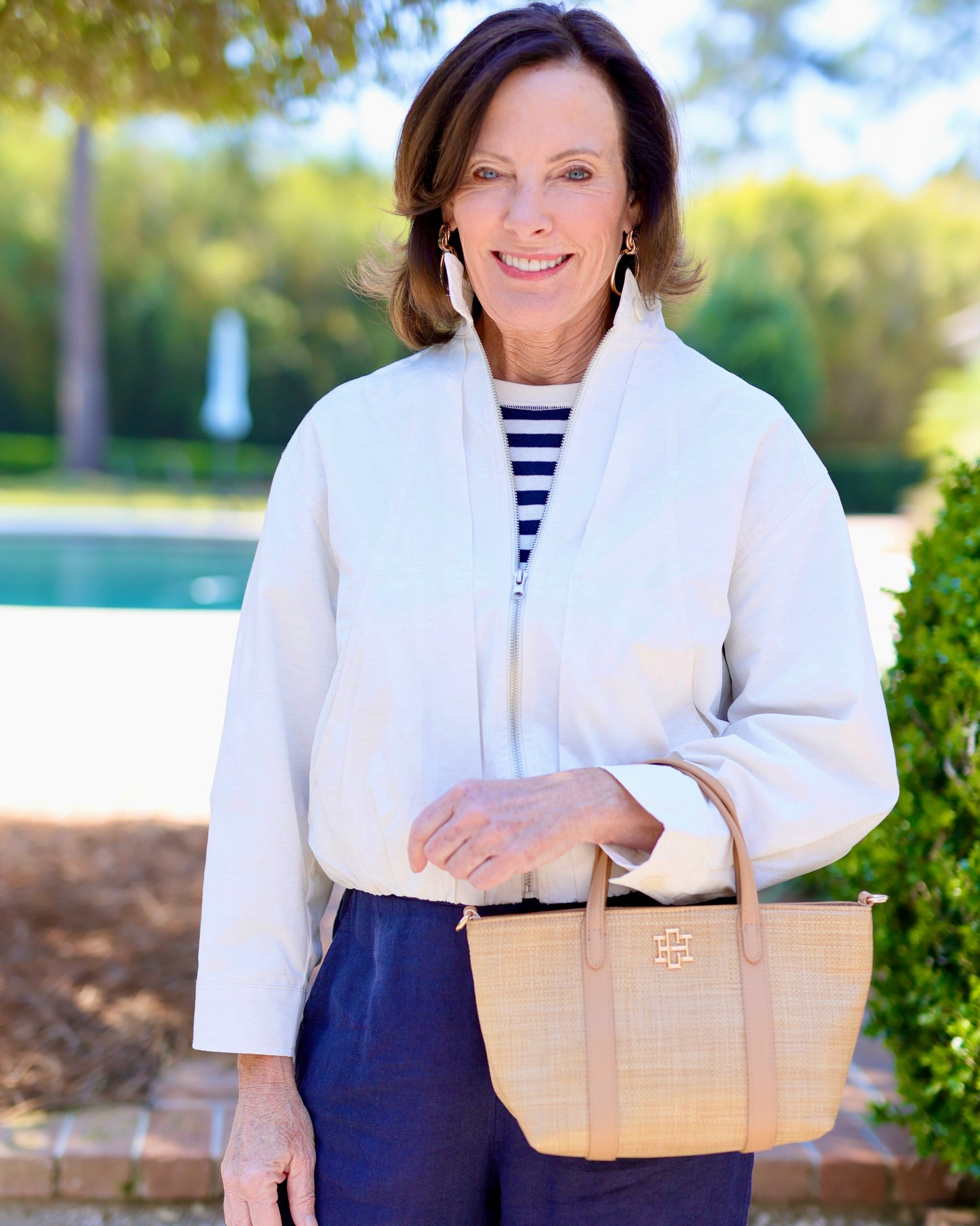Georgie Mini Tote Natural