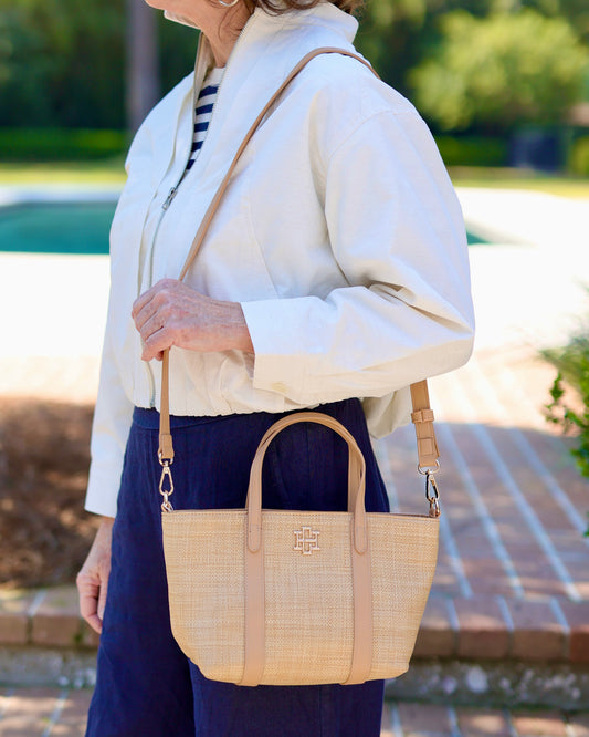 Georgie Mini Tote Natural