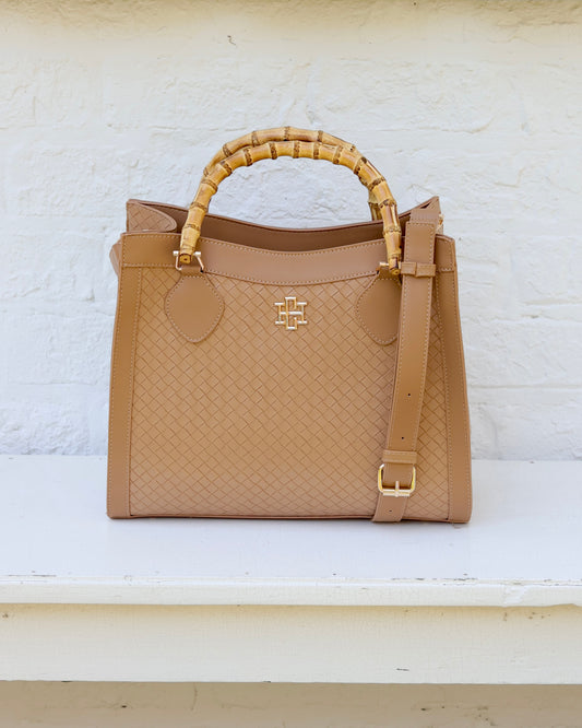 Palmer Tote Woven Tan