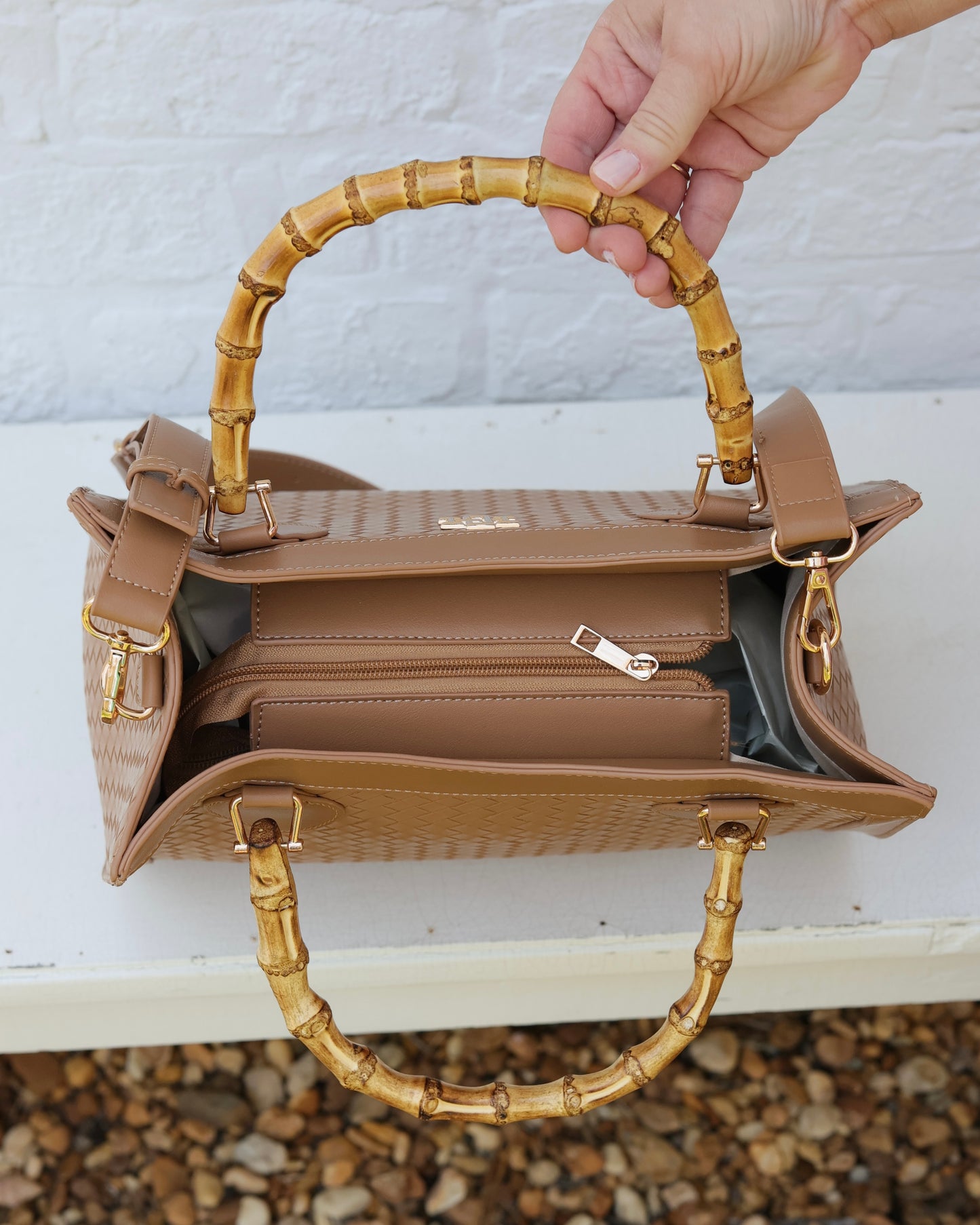 Palmer Tote Woven Tan