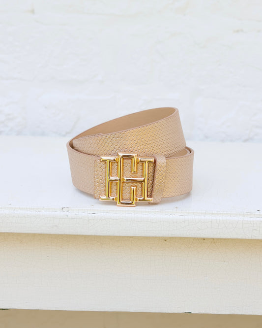 Bridgette Belt Woven Gold