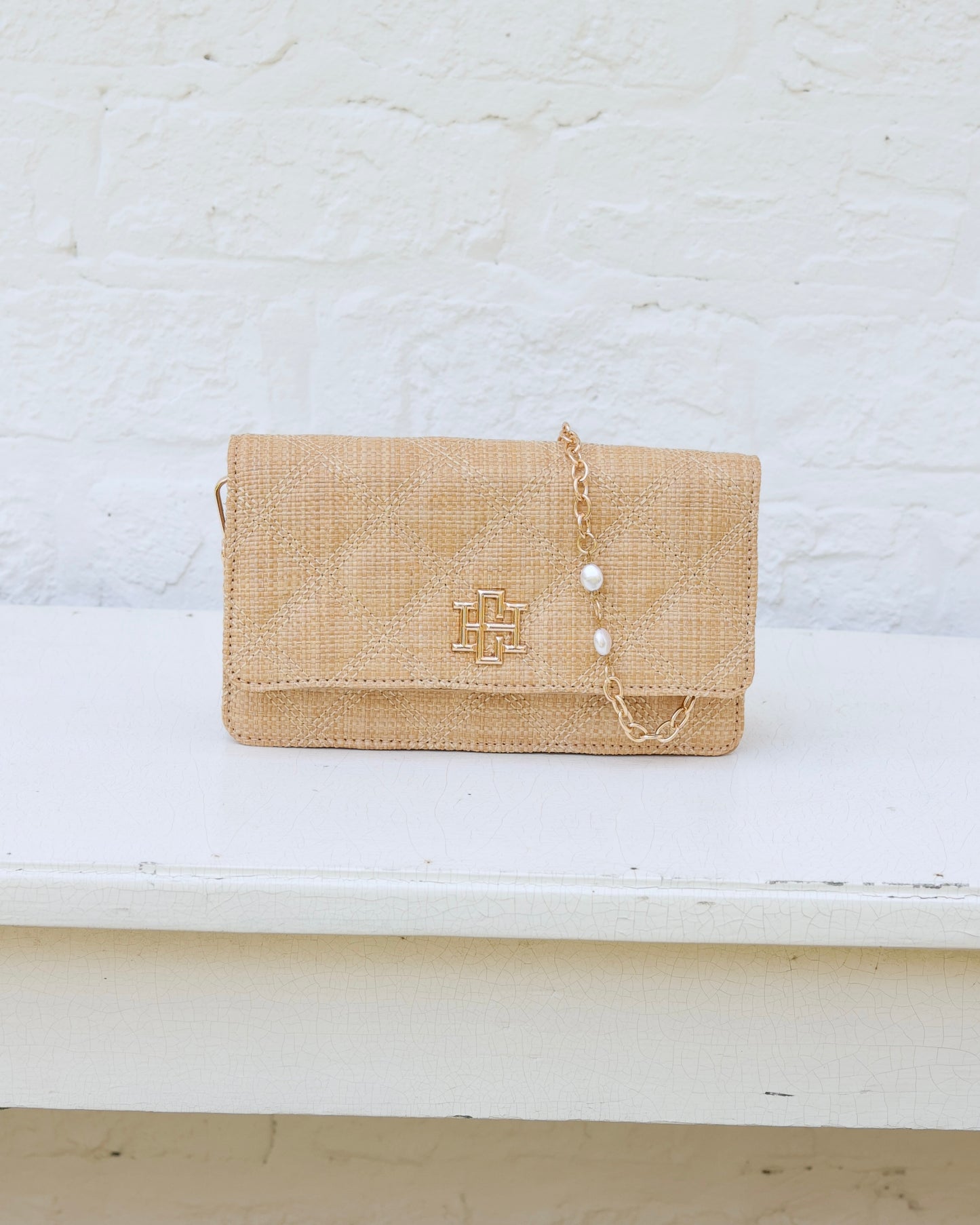 Brynleigh Clutch Crossbody Natural DQ
