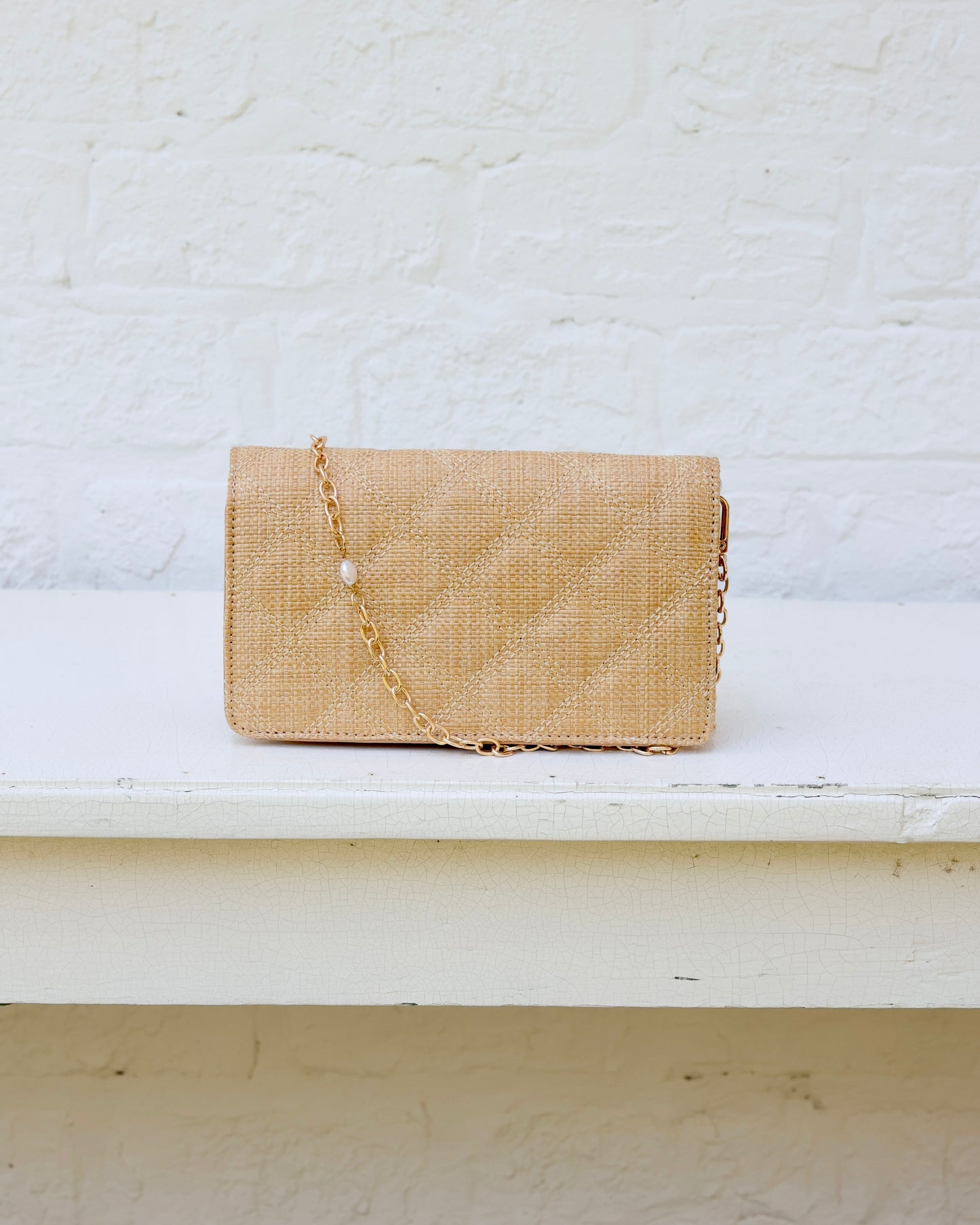 Brynleigh Clutch Crossbody Natural DQ