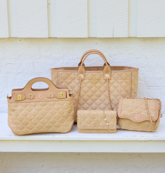 Straw Quilted Ladylike Bundle