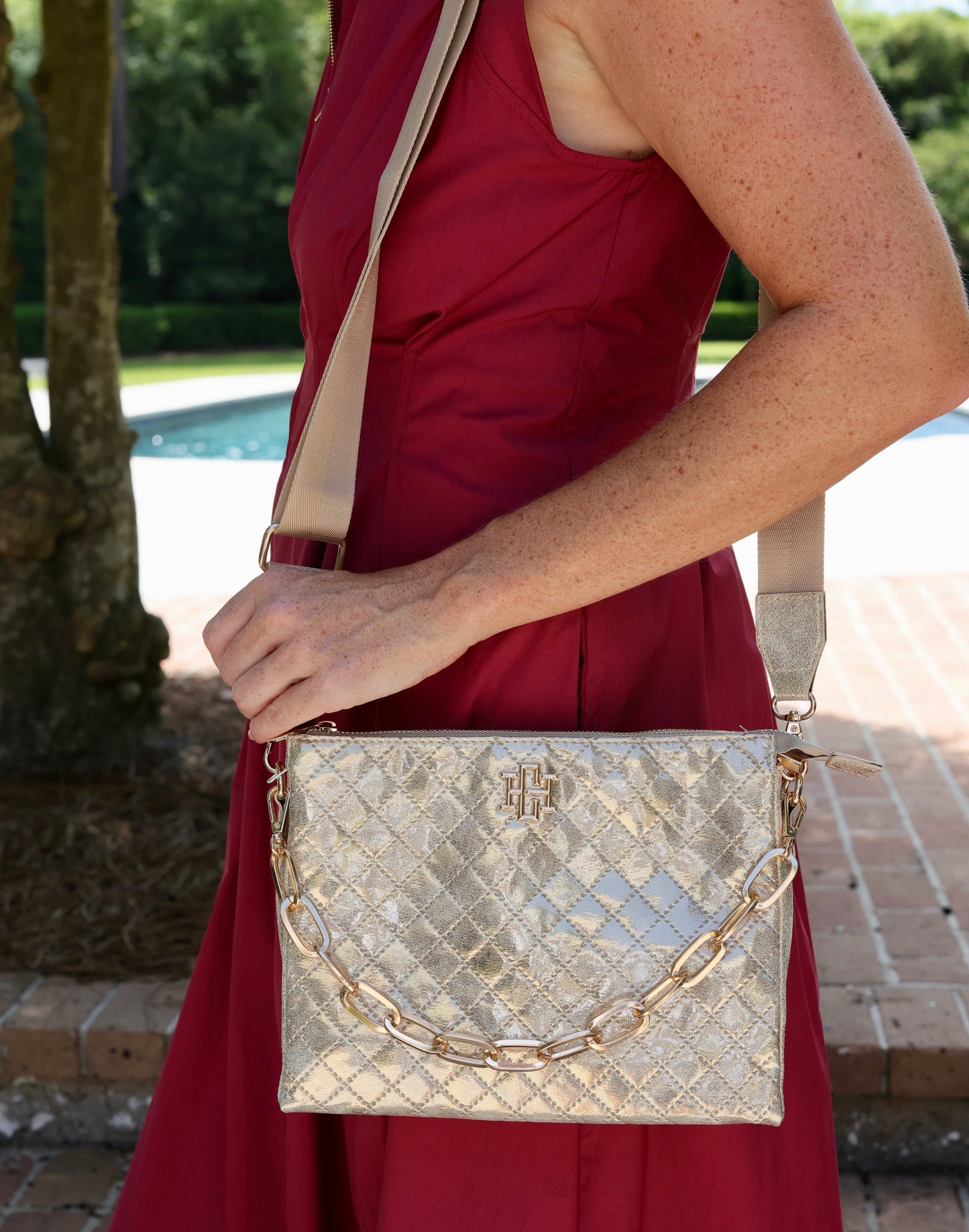 Ariana Crossbody Champagne Pop