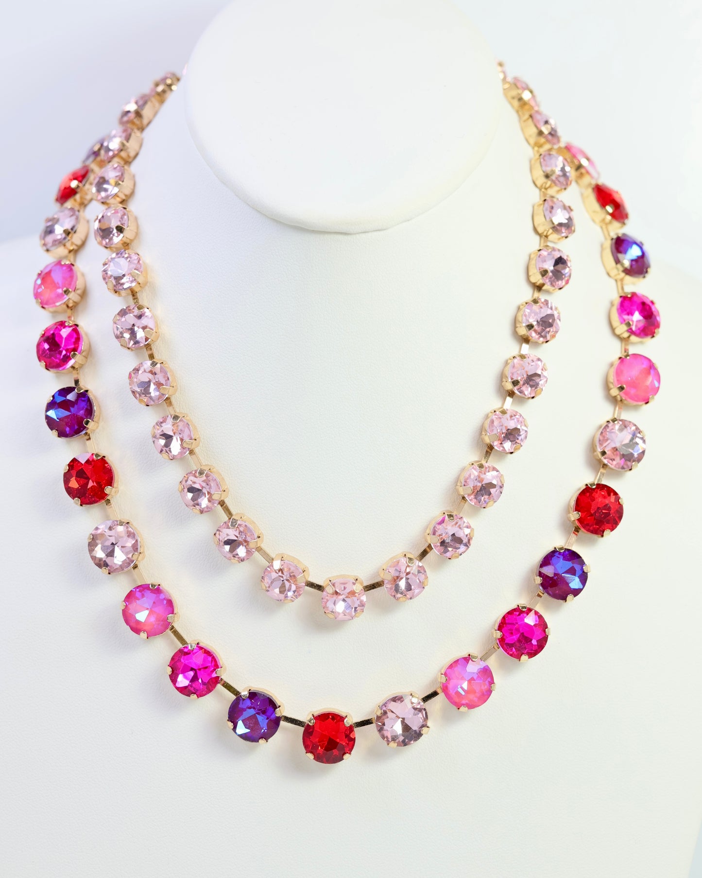 Light Pink Multi Necklace Bundle