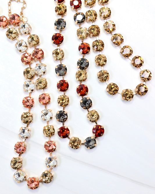 Neutral Glittering Necklace Bundle