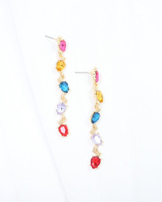 Light Party Dangle Earring Multi