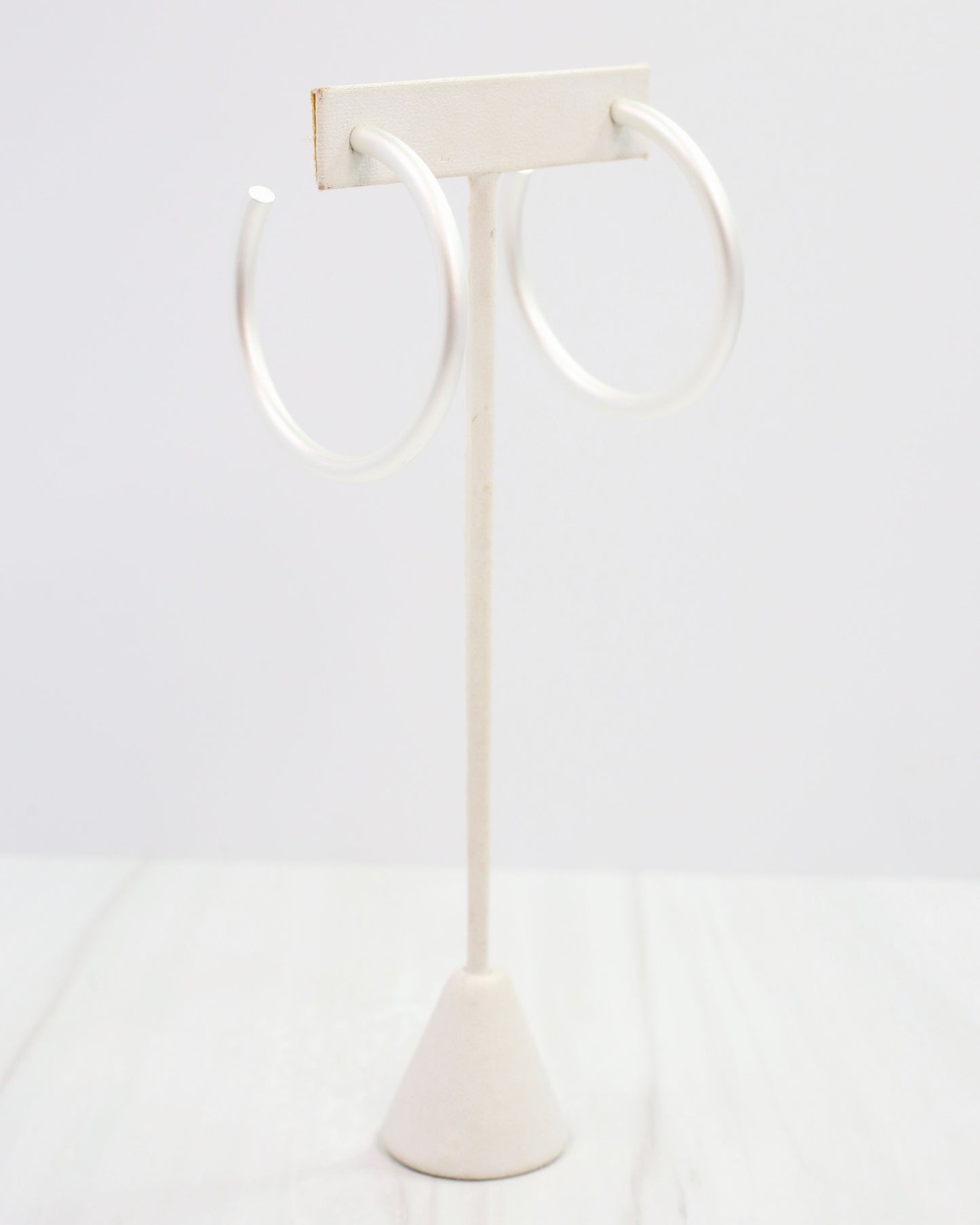 Nielsen Hoop Earring Matte Silver