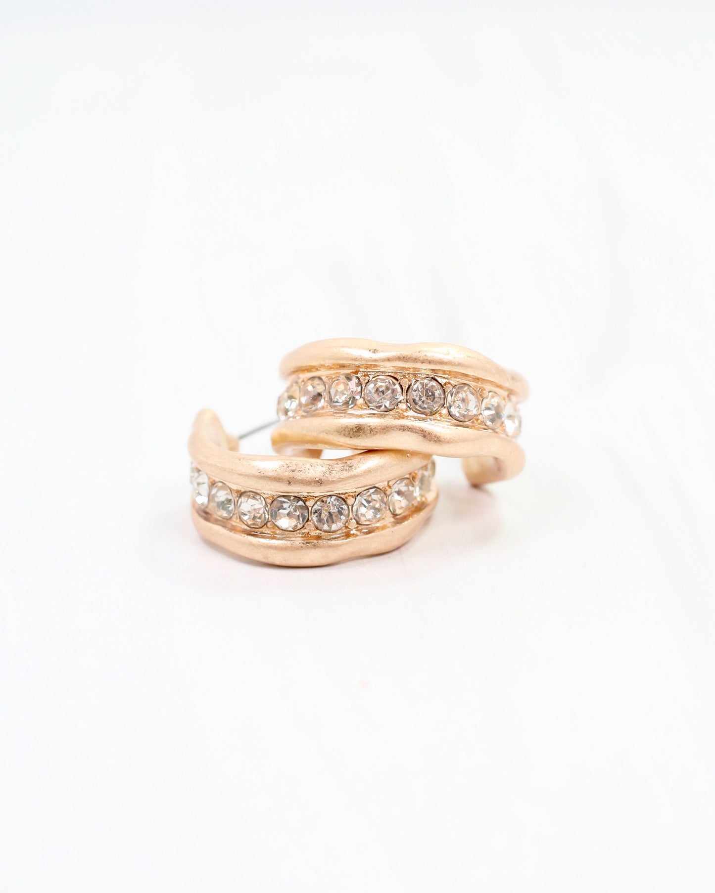 Katarina Hoop Earring Worn Gold