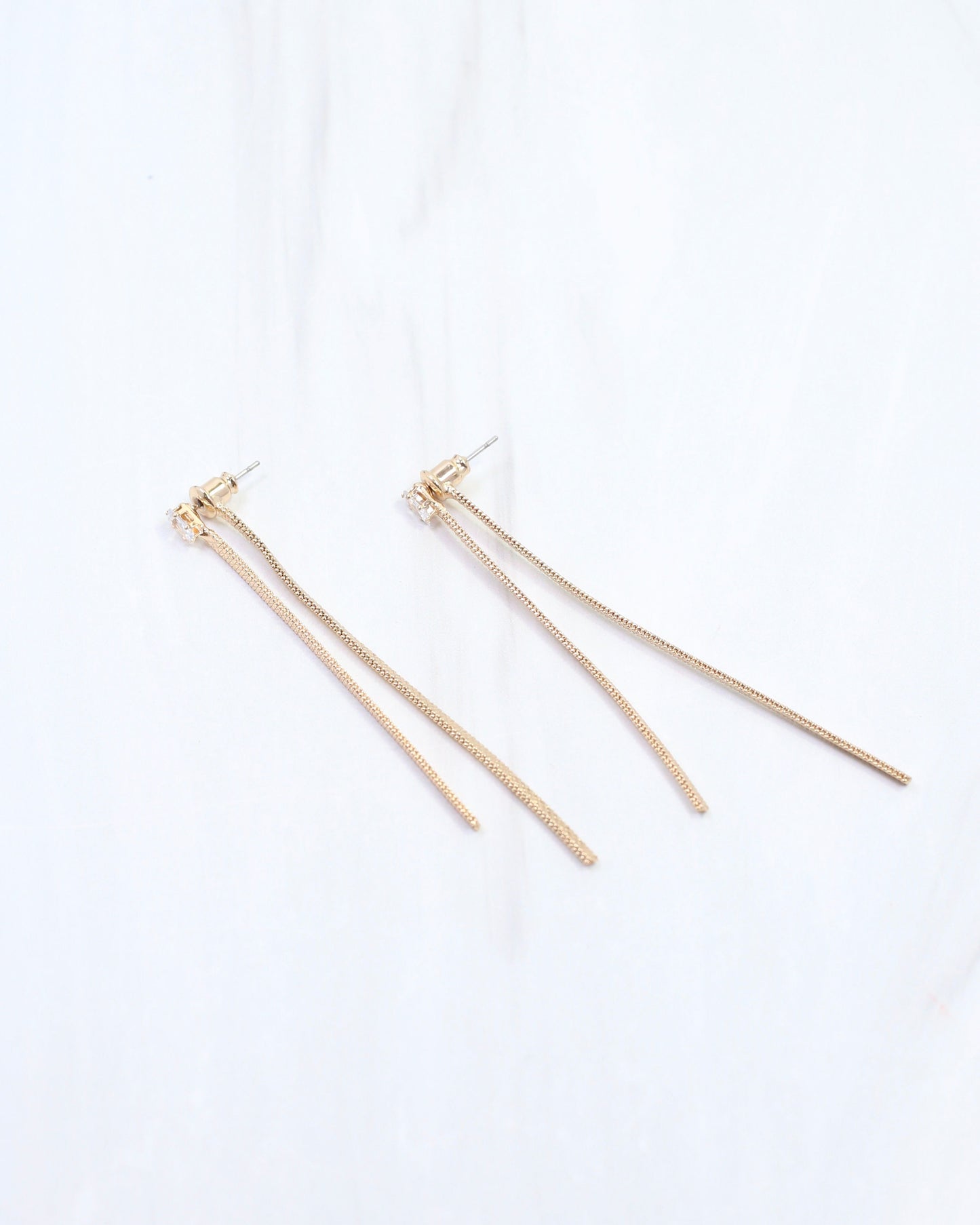 Alexandra Chain Drop Earring Gold