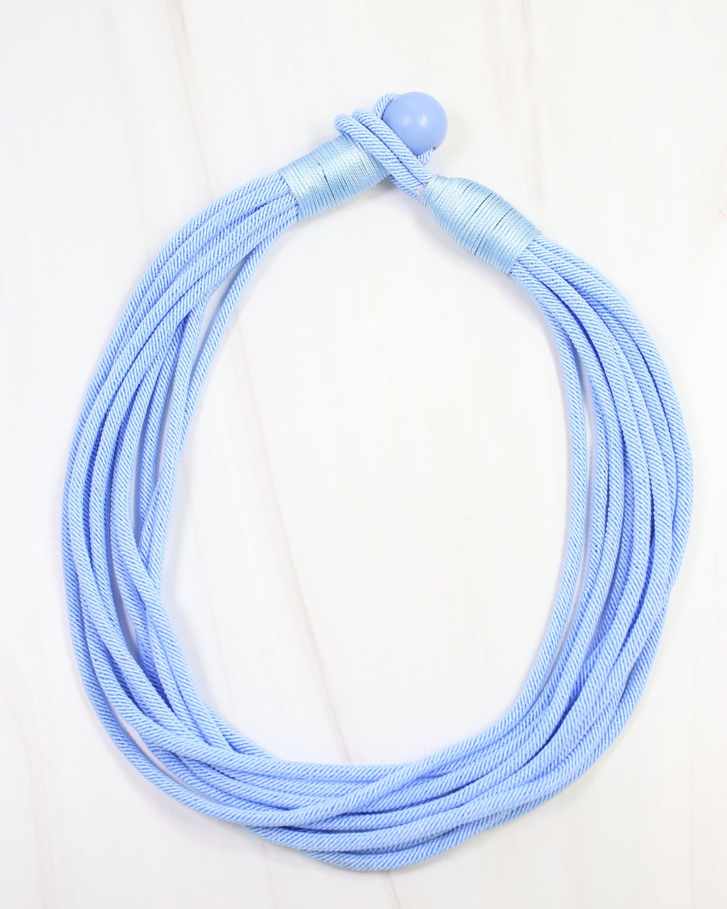 Cranston Cord Necklace Light Blue