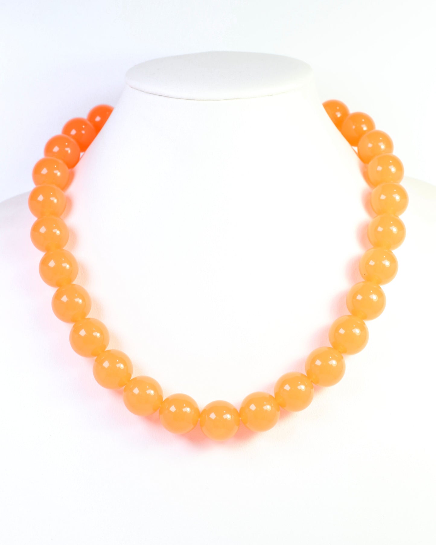 Chelsea Beaded Necklace Orange