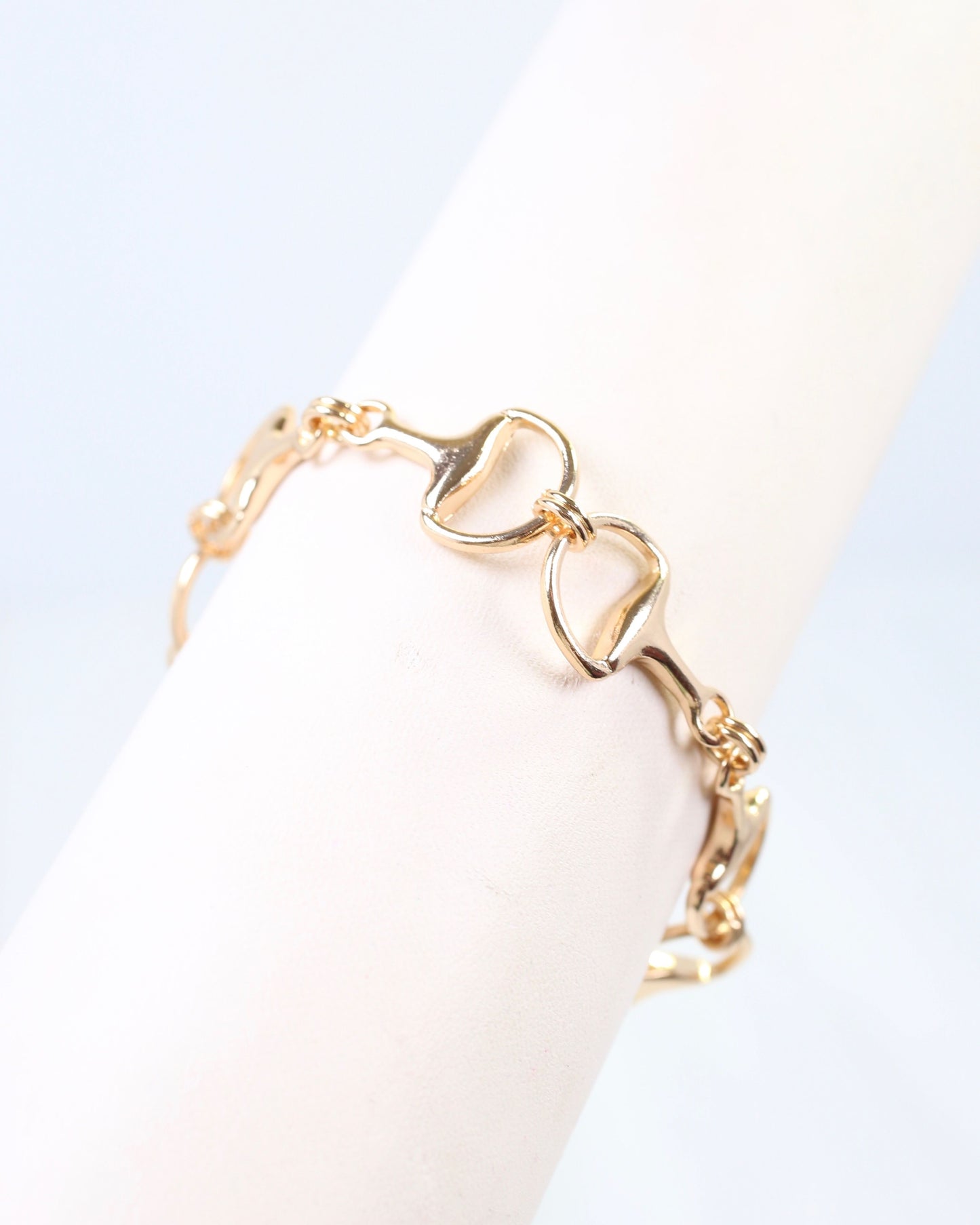 Fleming Horsebit Bracelet WR Gold