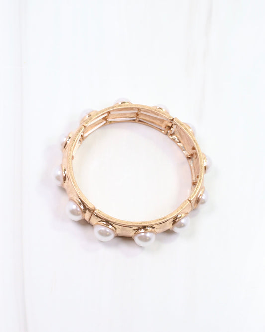 Reagan Stretch Bracelet Gold