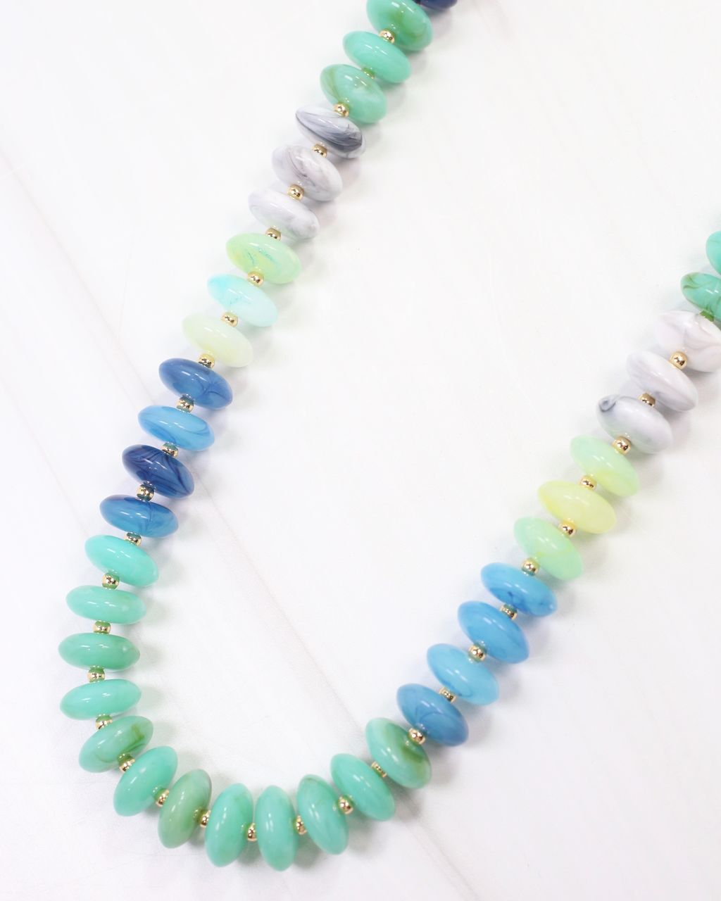 Belfast Stone Beaded Necklace Turquoise
