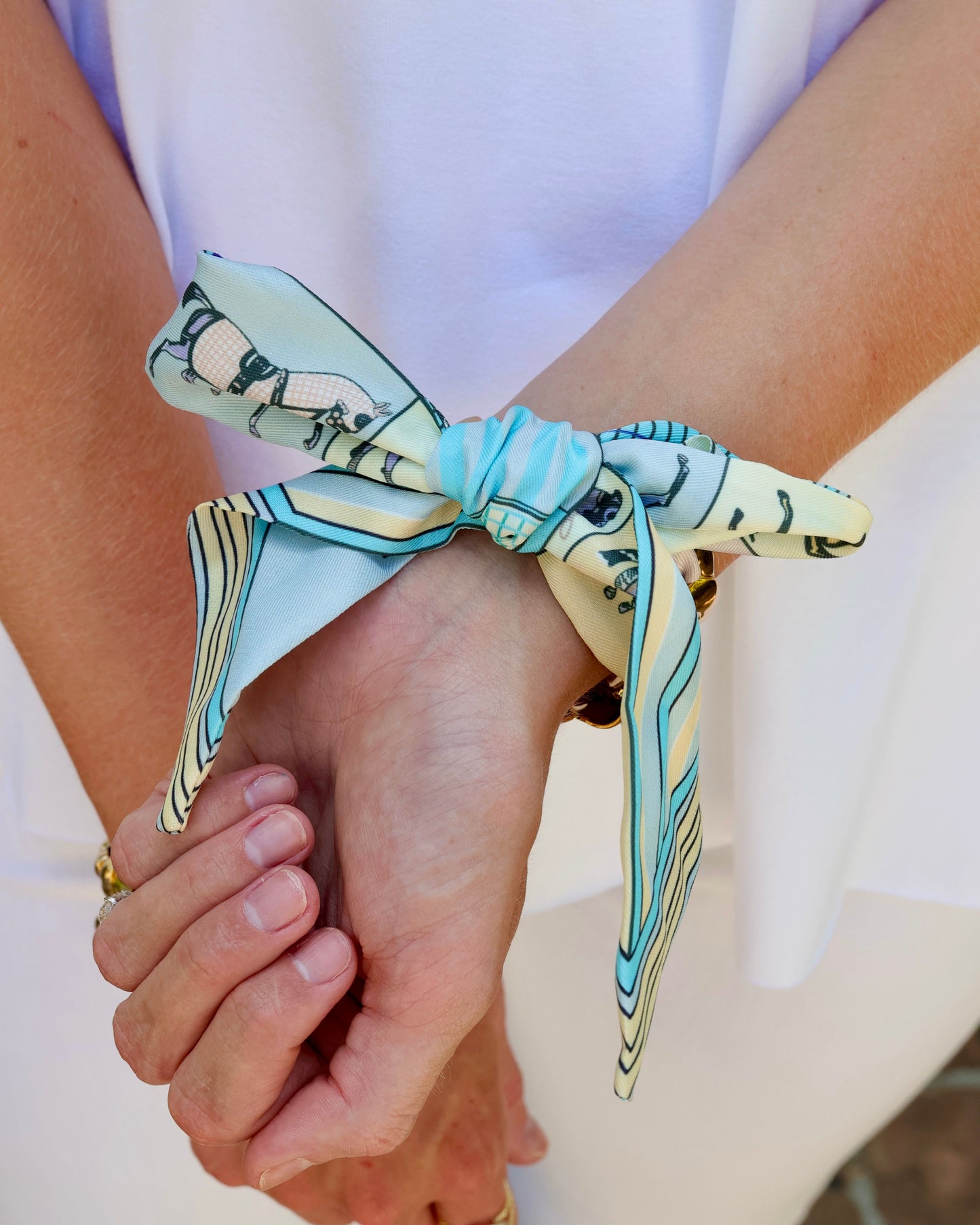 Sedgefield Scarf Bracelet Blue