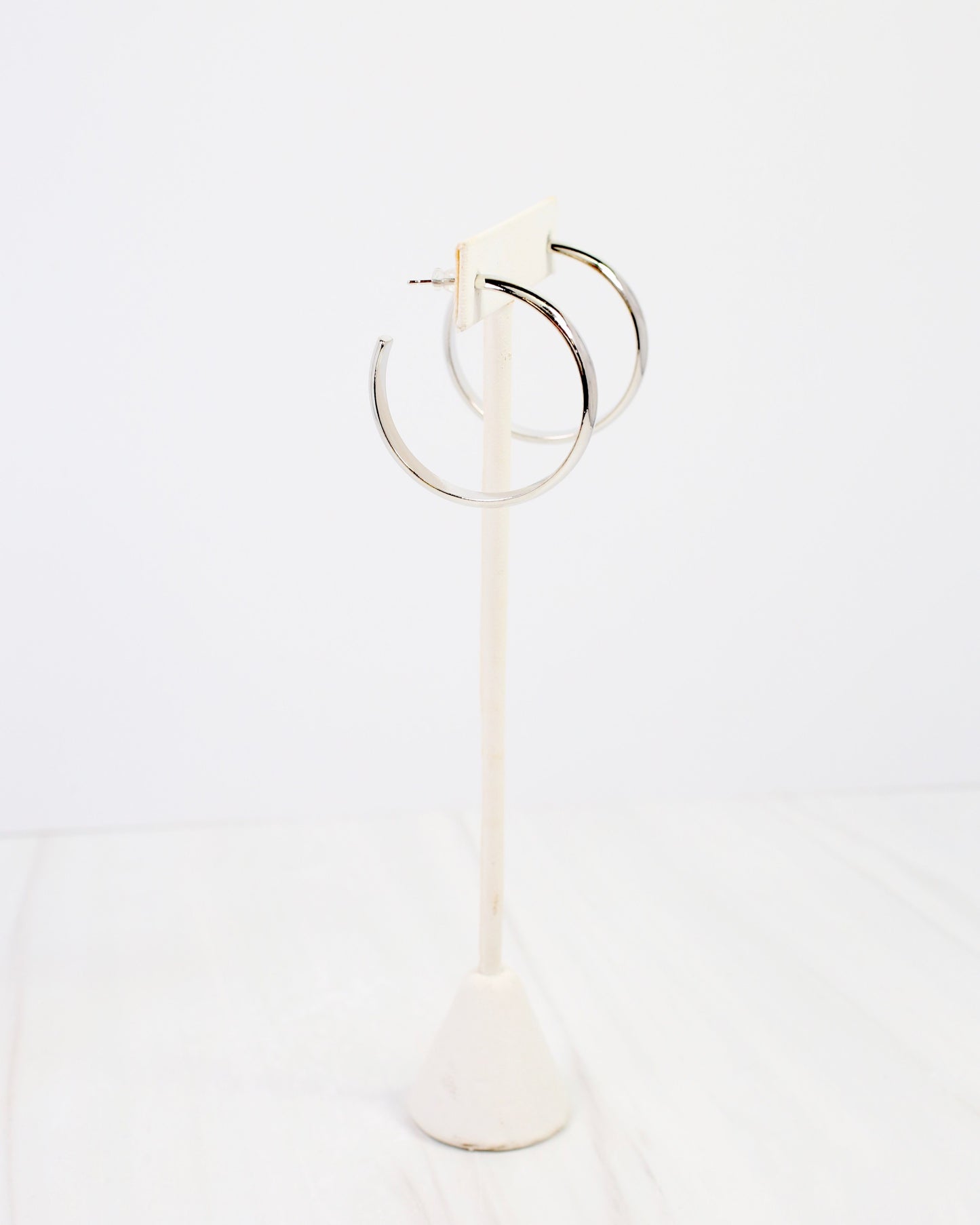Edison Hoop Earring WR Silver