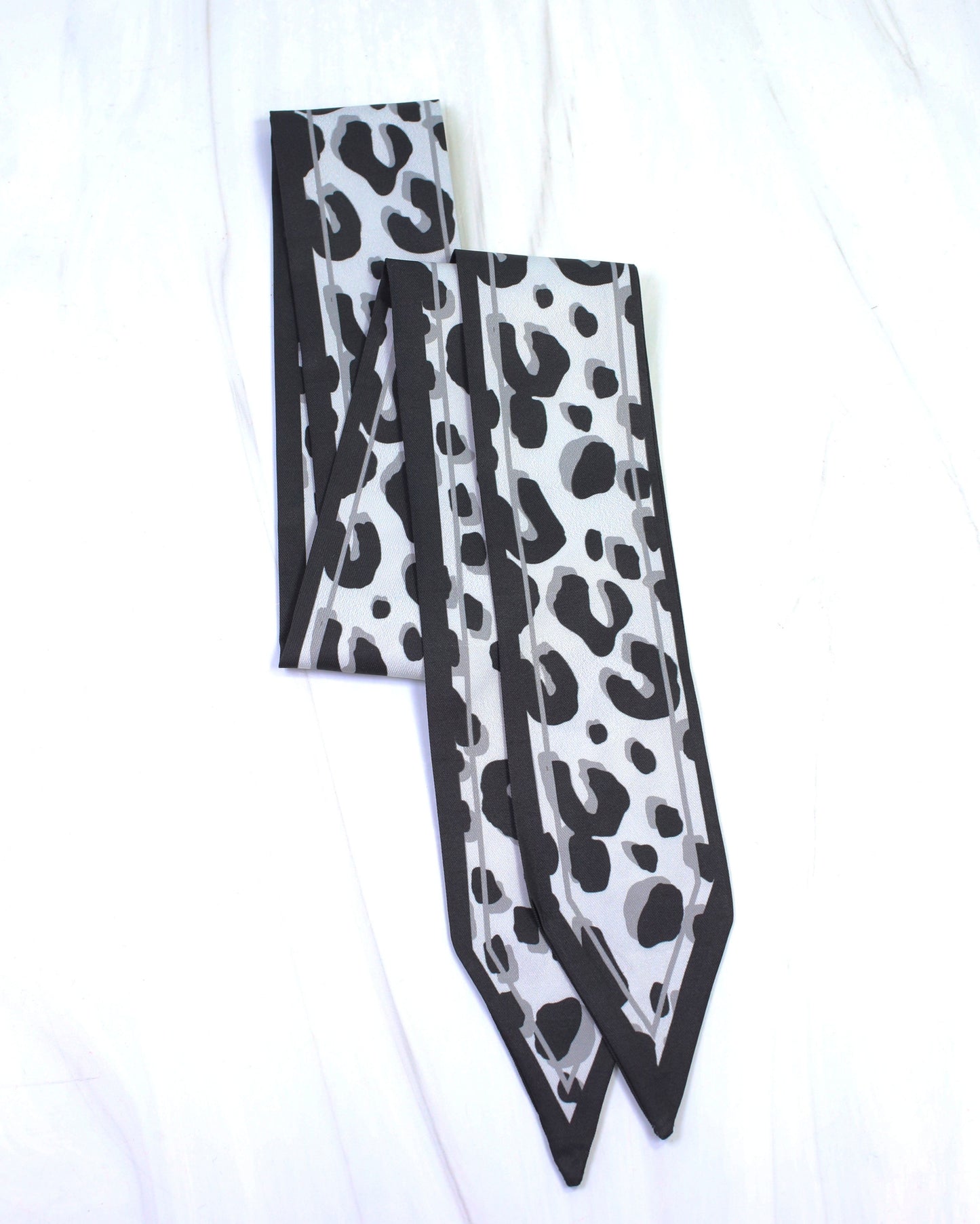 Kimber Spotted Scarf Black