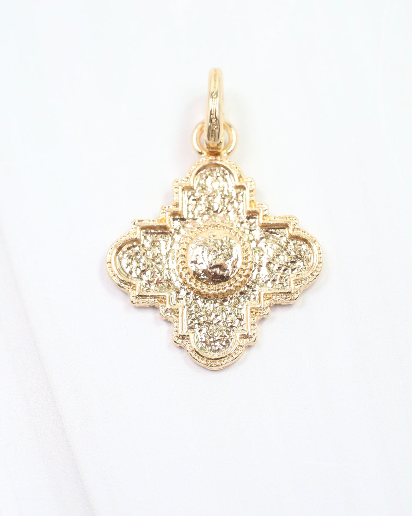 Paloma Mini Cross Charm Gold