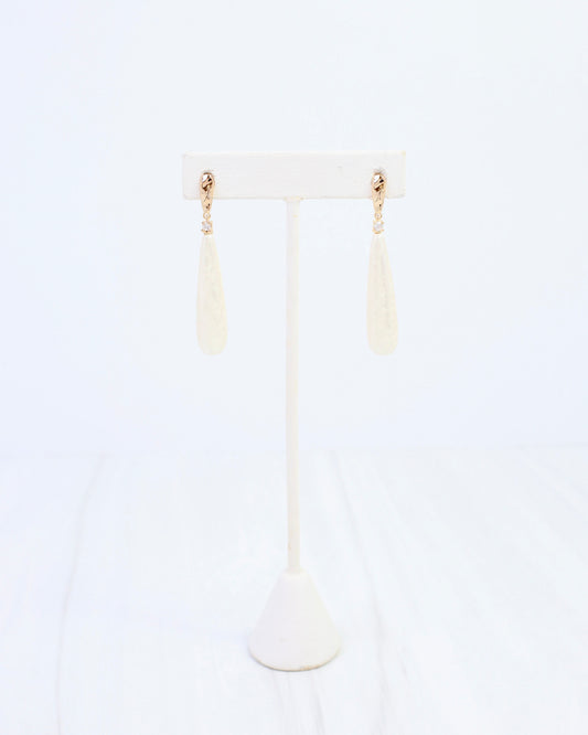Nala Paper Pearl Drop Earring WR Gold