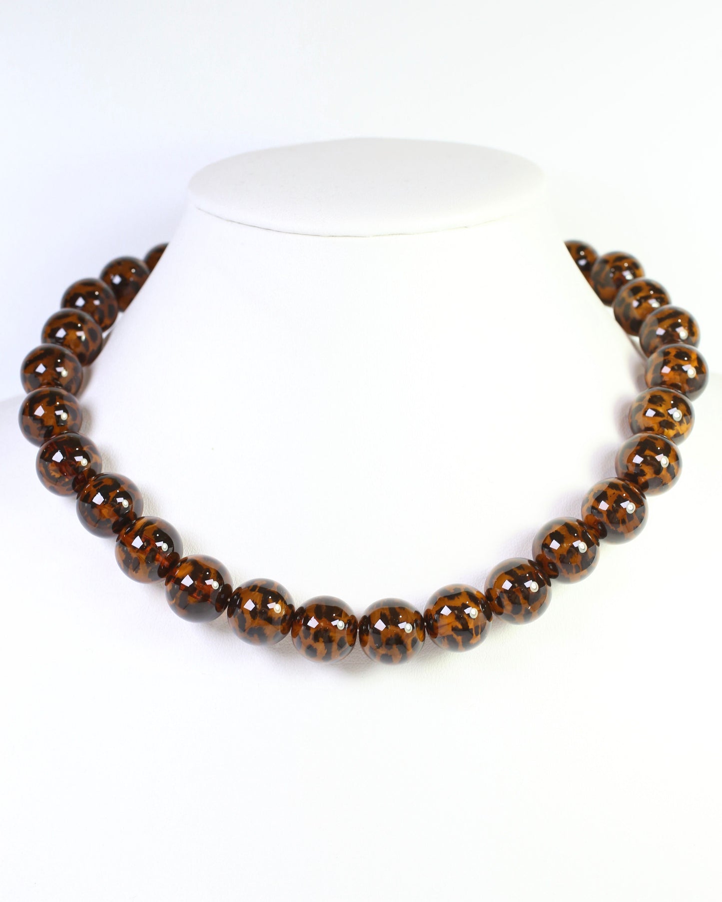 Maclarin Beaded Necklace Tortoise