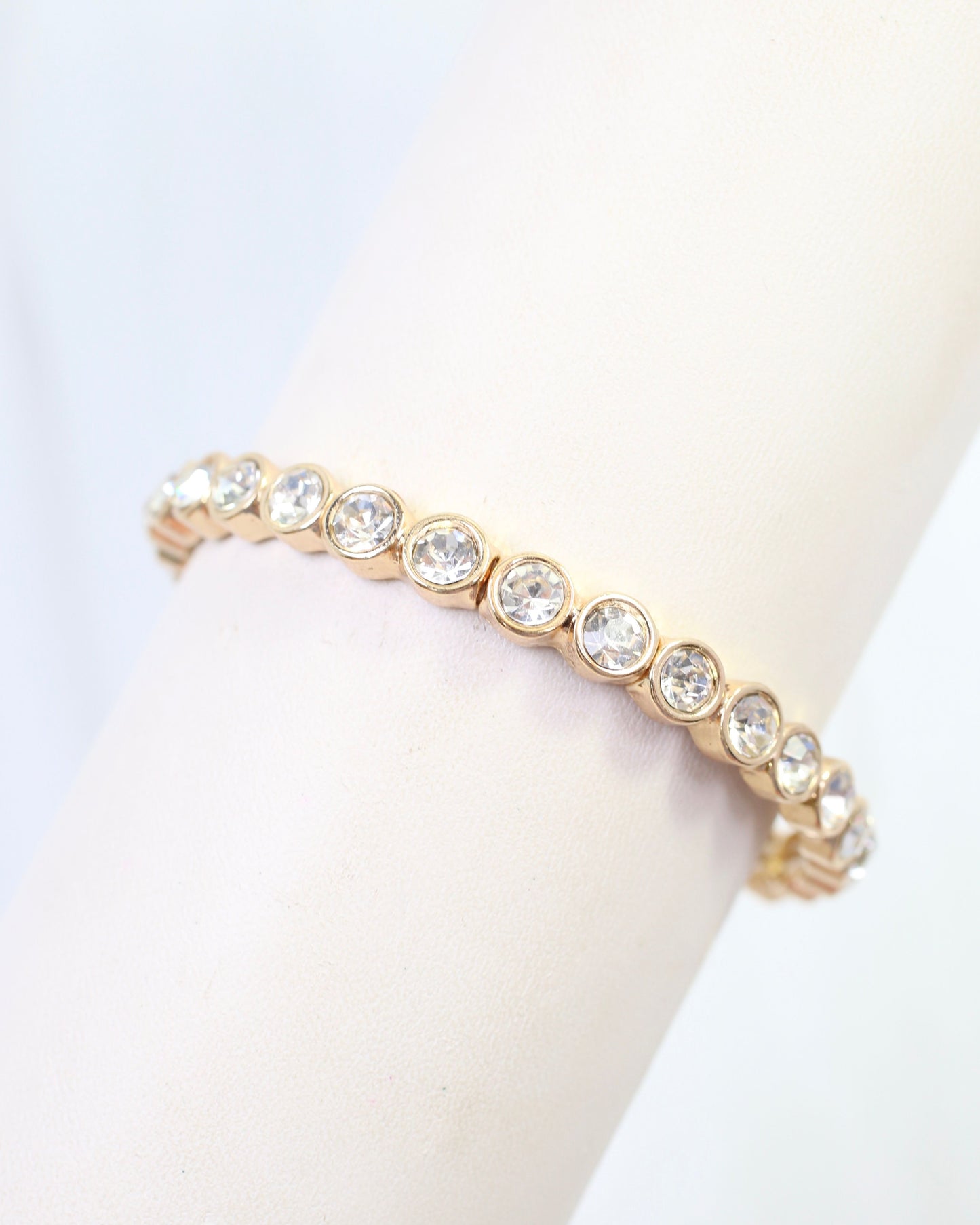 Castile Crystal Stretch Bracelet Clear