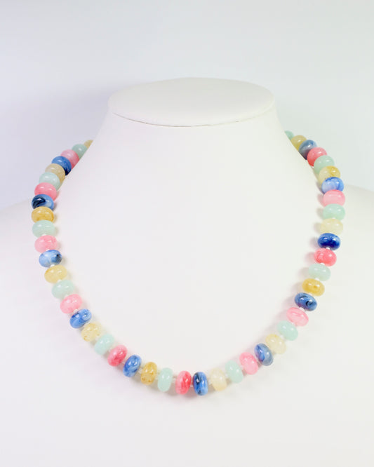 Reno Marble Beaded Necklace Multi