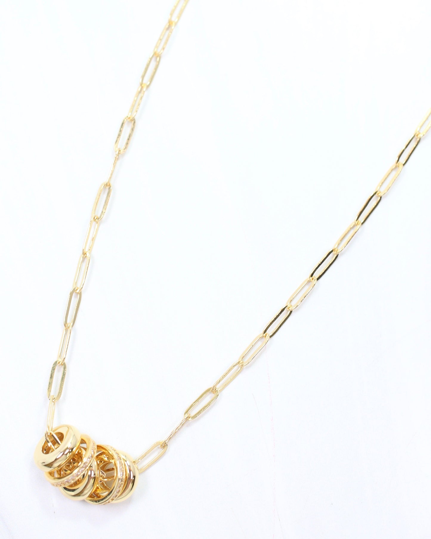Creighton Charm Necklace Gold