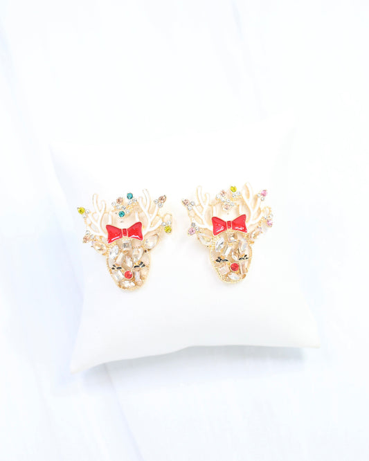 Dancer Reindeer Earring Multi