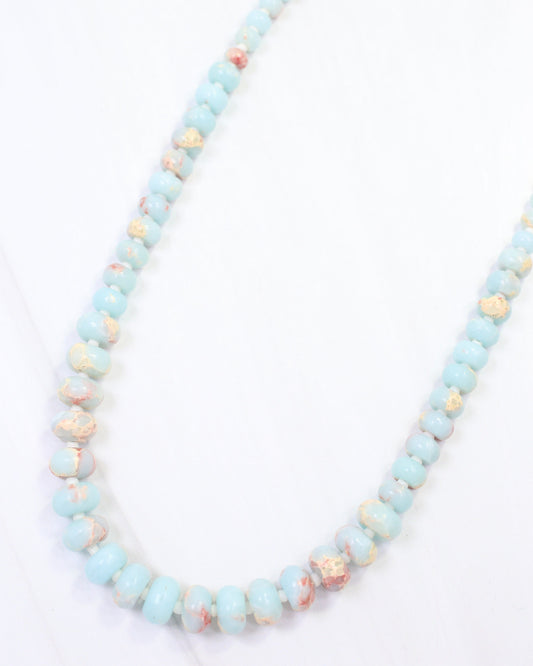 Marcela Stone Beaded Necklace Multi