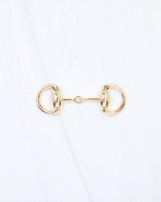 River Horsebit Scarf Slide Gold