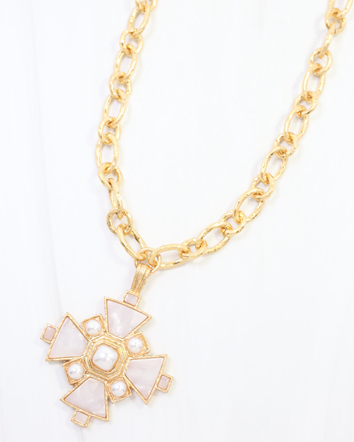 Forest Lodge Cross Pendant Necklace WRVG