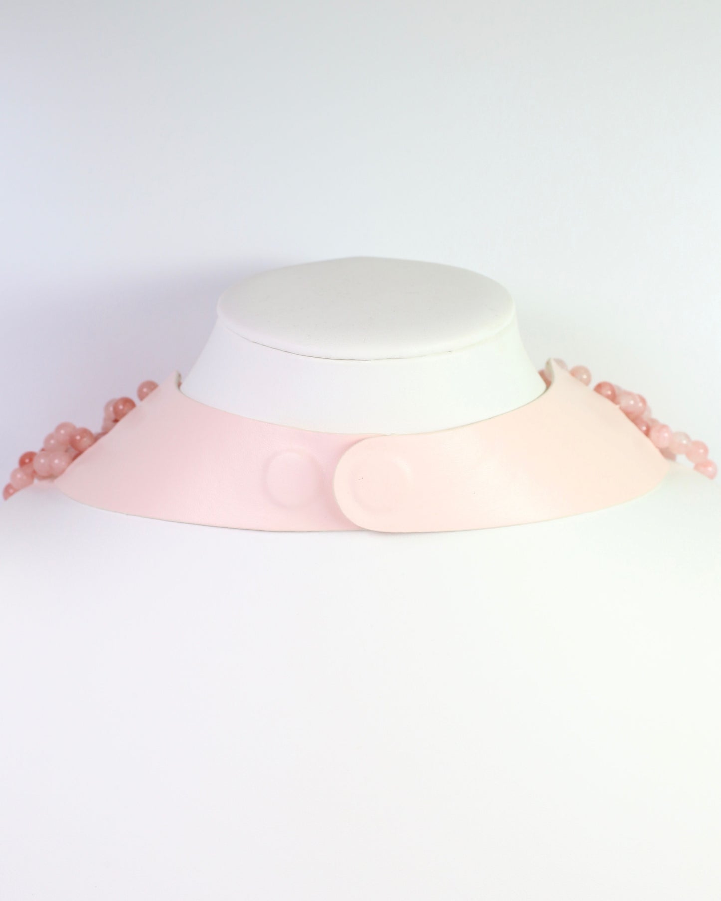 Kalin Beaded Layered Magnetic Necklace Pink