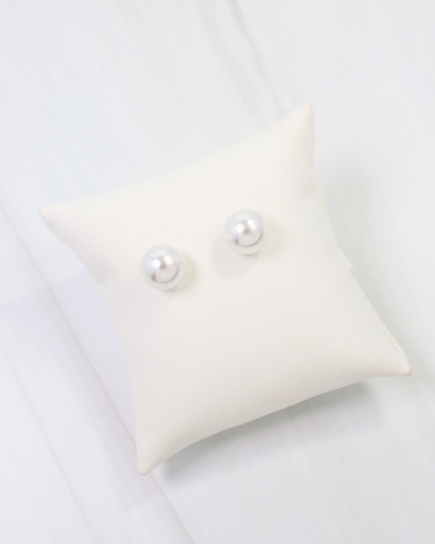 Greenwood Pearl Stud Earring Cream