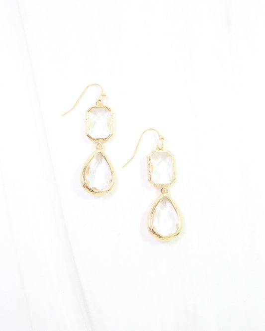 Sadie Teardrop Dangle Earring WR Gold