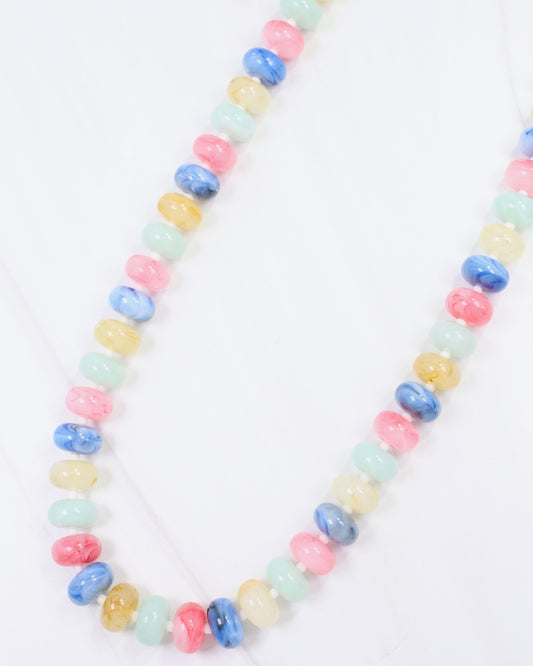 Reno Marble Beaded Necklace Multi