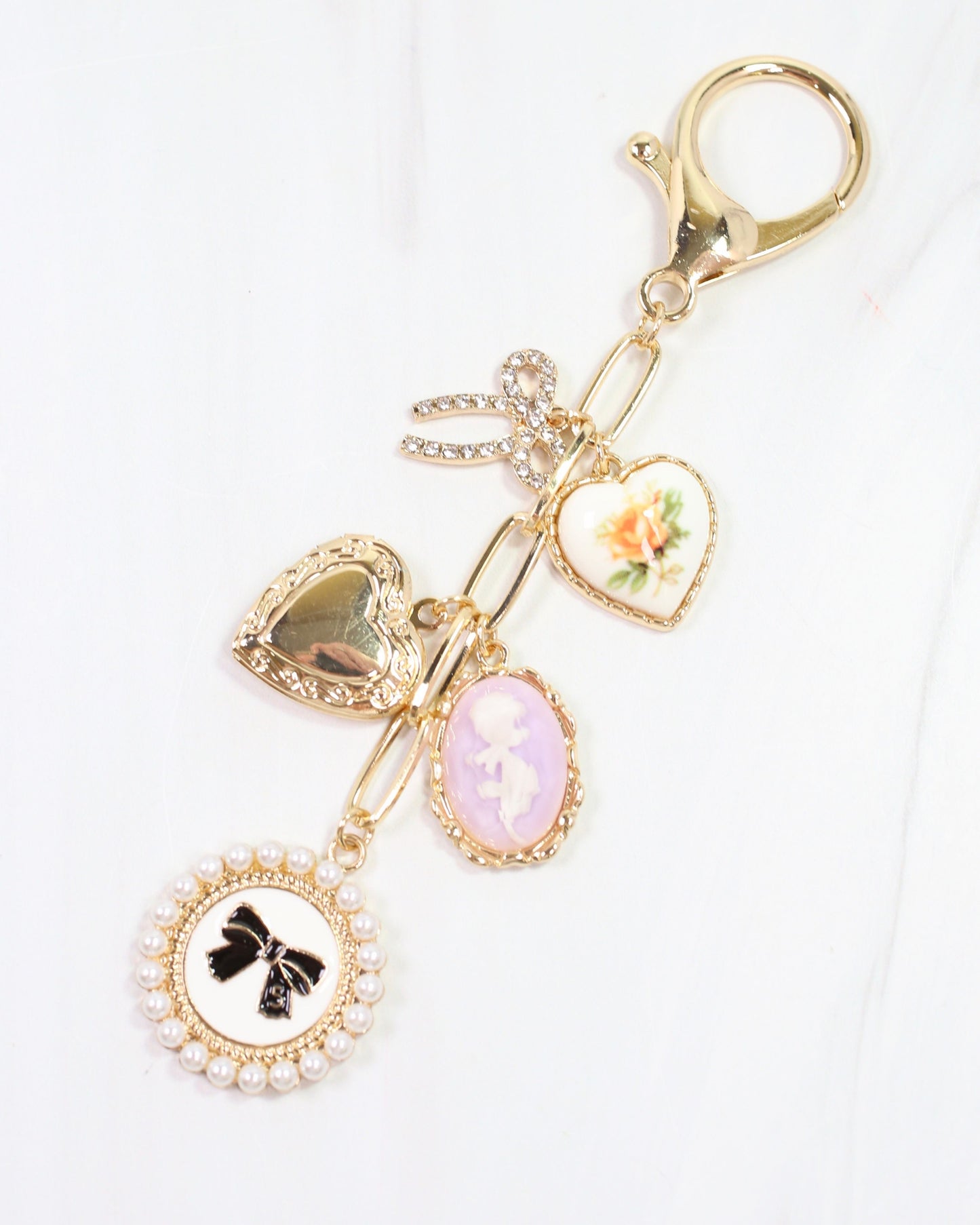 Wonderland Bag Charm Gold