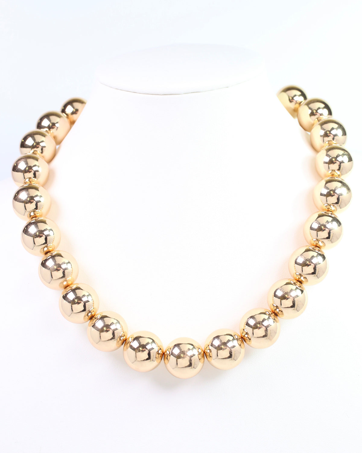 Woodson Beaded  Necklace Gold