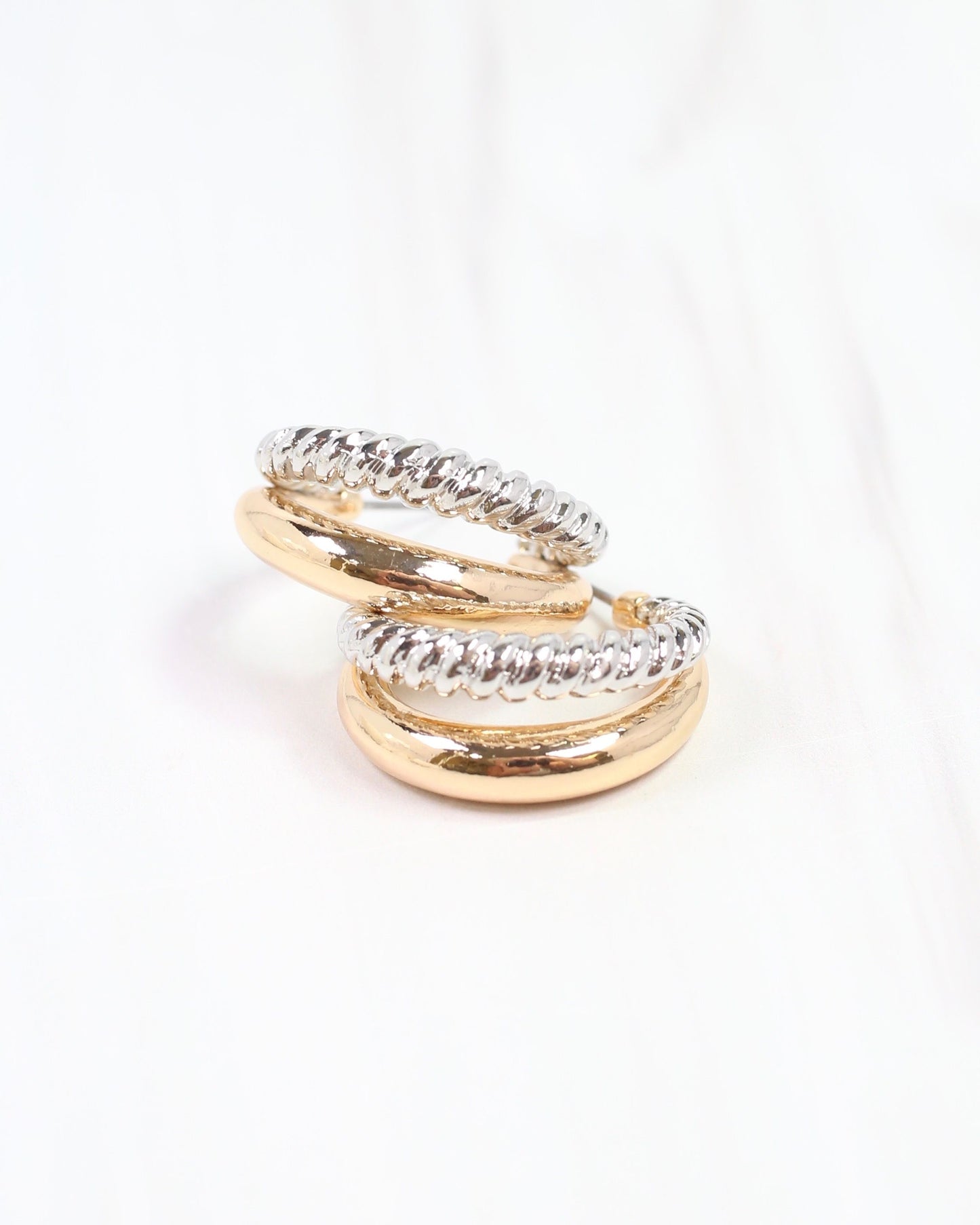 Branson Hoop Earring Gold Silver