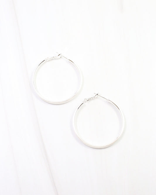 Perth Small Hoop Earring WR Silver