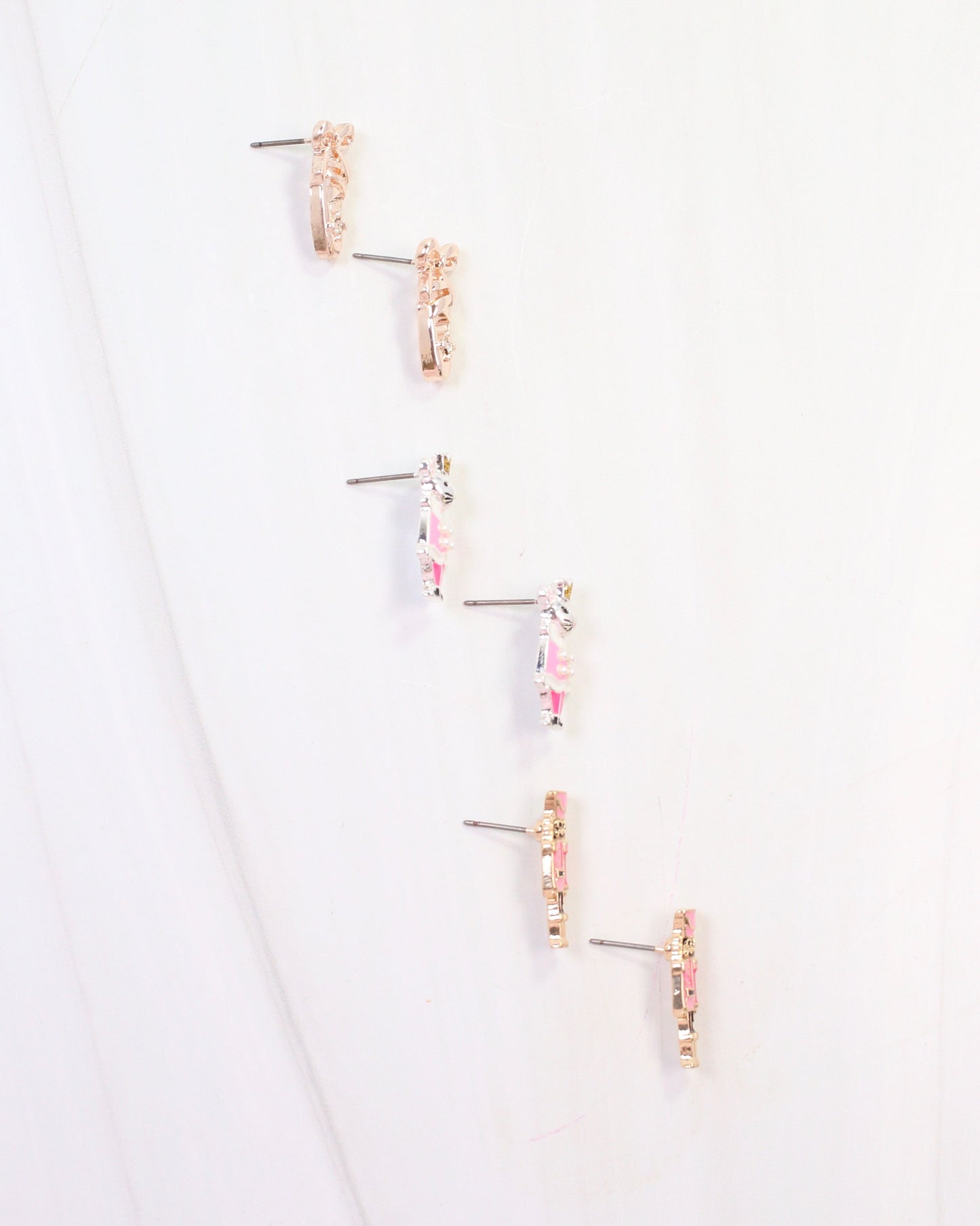 Nutcracker Ballet Earring Set Pink