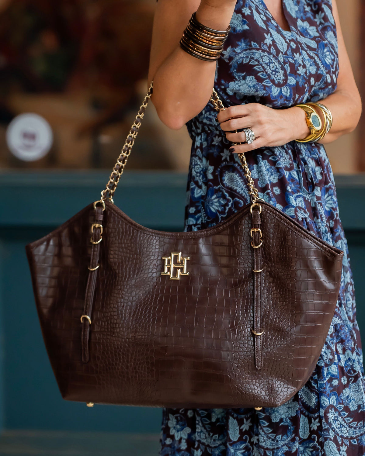 Harlow Tote Chocolate EC