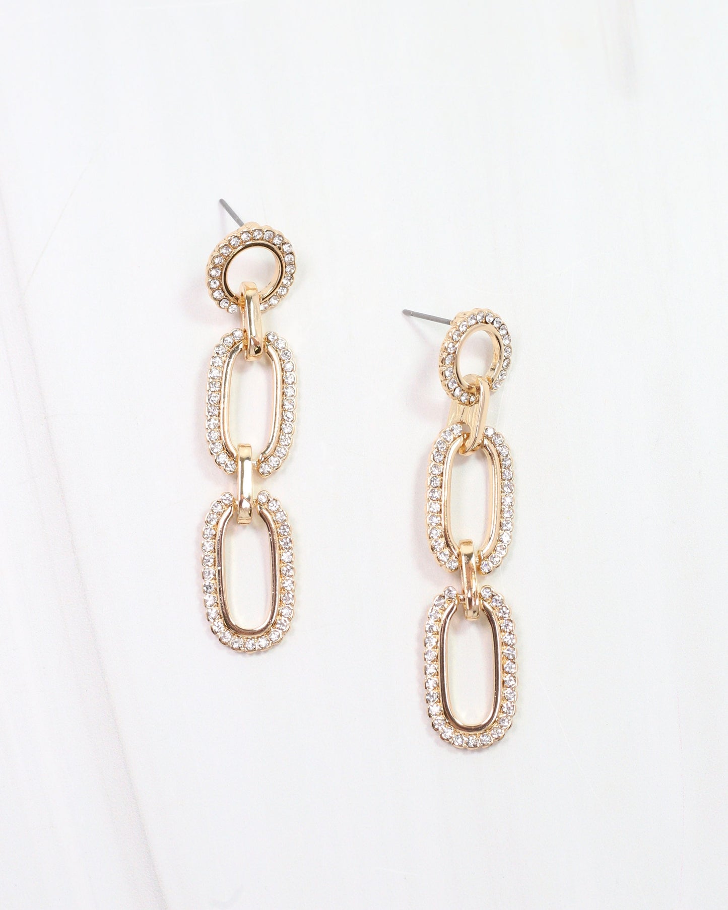 Lettie Link Post Earring Clear