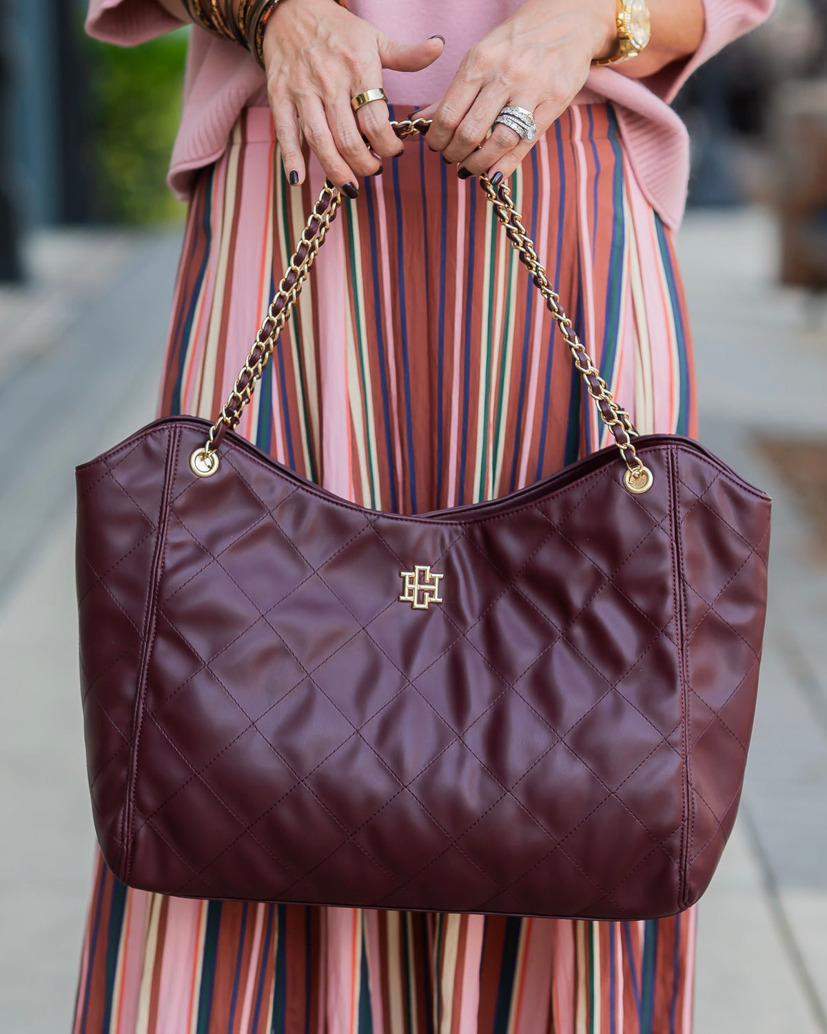 Betsy Tote Burgundy LD