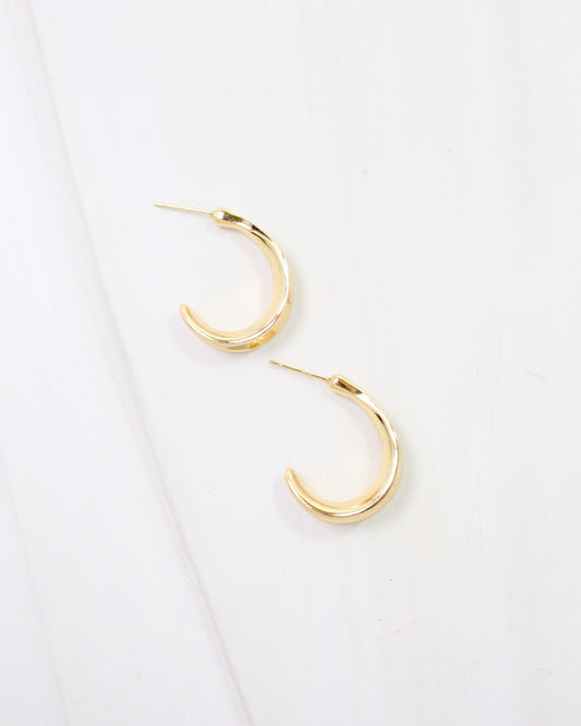 Pass Christian Hoop Earring Gold
